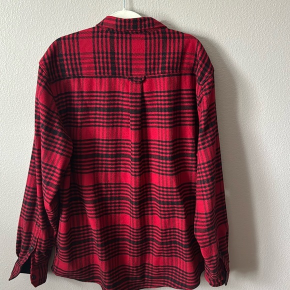 Woolrich Extra Large Men’s Cotton Button Down Long Sleeve Shirt plaid - Picture 4 of 5